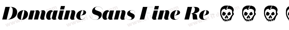 Domaine Sans Fine Re字体转换